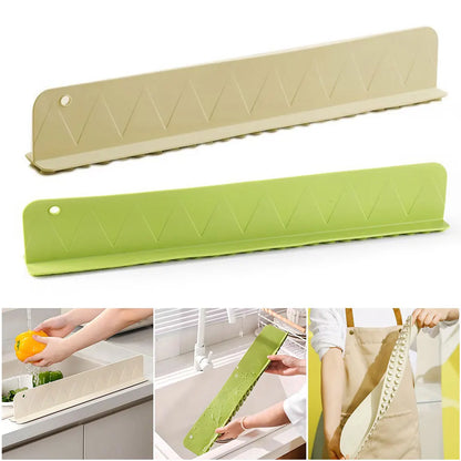 Silicone Water Splash Guard Washing Basin Anti-splash Stopper Splash Protector for Kitchen Island and Bathroom