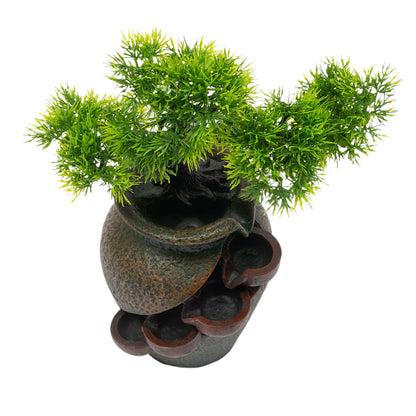 Mini Waterfall Tabletop Fountain, Indoor Relaxation Water Feature, Tabletop Fountains for Home Decoration