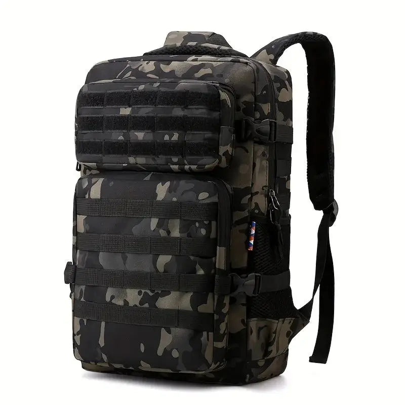 Tactical Camouflage Backpack, Hiking, Camping, Large Capacity Outdoor Sports