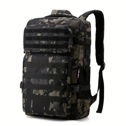 Tactical Camouflage Backpack, Hiking, Camping, Large Capacity Outdoor Sports