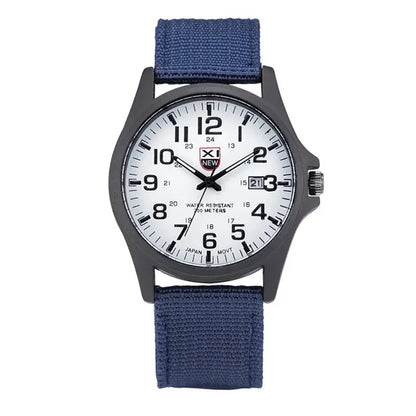 Sports Watch Quartz Nylon Band with Date