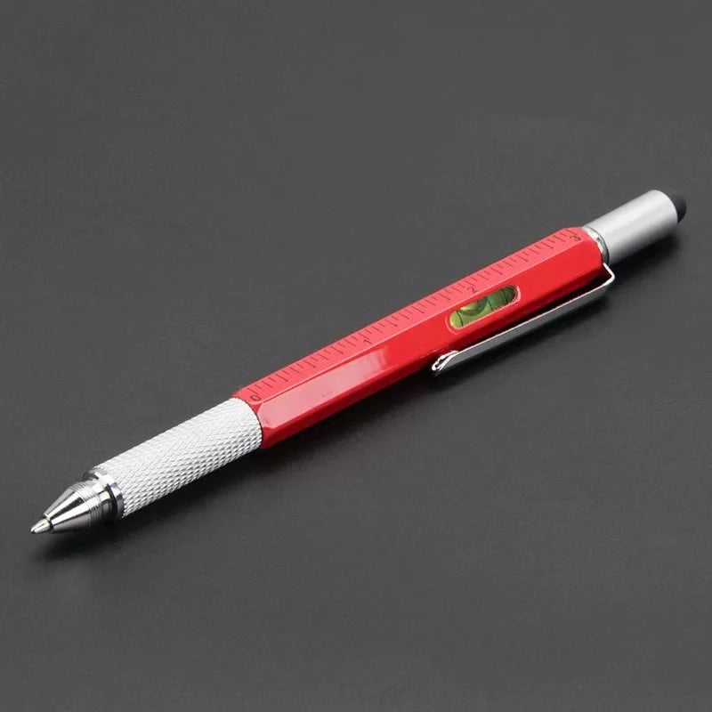 7-in-1 Multifunctional Pen Stylus Touchscreen Screwdriver Ruler Level Tool