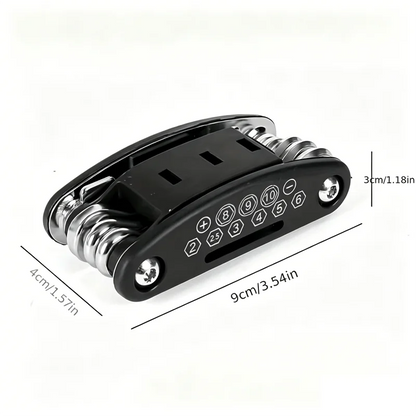 16-in-1 Socket Wrench Set, Non-Slip Rotating. Durable Stainless Steel for Home &amp; Car Repairs. Easy &amp; Universal Tool.
