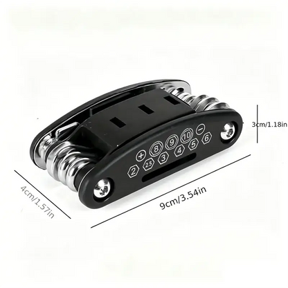 16-in-1 Socket Wrench Set, Non-Slip Rotating. Durable Stainless Steel for Home &amp; Car Repairs. Easy &amp; Universal Tool.