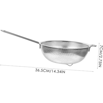 Stainless Steel Filter Basket Fine Mesh Strainer for Kitchen Fruit Vegetable Rice Wash Colander Basket