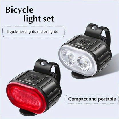 Rechargeable LED Bicycle Headlights and Taillights
