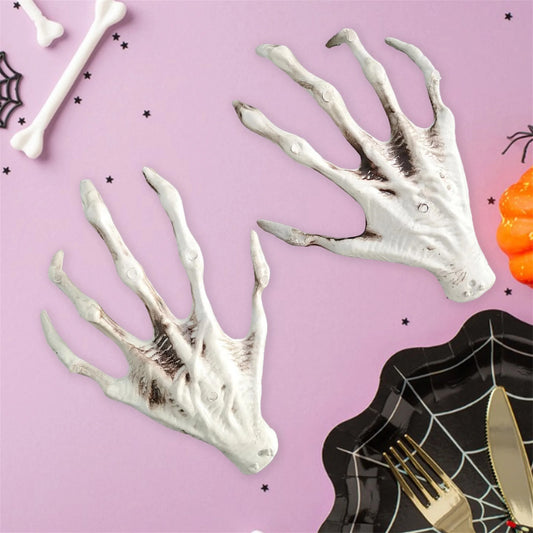 Creepy Zombie Feet Realistic Fake Severed Monster Feet Body Parts Halloween Haunted House Decorations