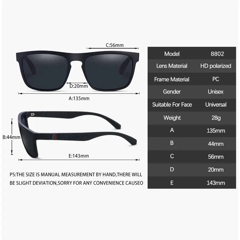 Vintage Polarized Sunglasses Men Women Retro Driving Sunglasses UV400 Eyewear