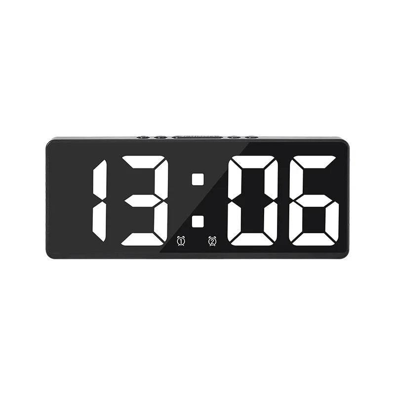 LED Clock Luminous Temperature Calendar Alarm Clock