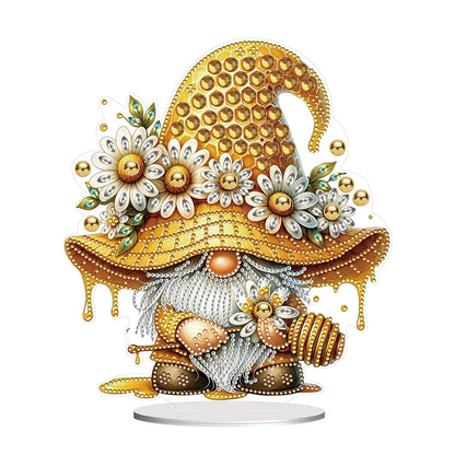 Special Shape Table Top Diamond Painting Ornament Kits Cute Gnome Diamond Painting Desktop Decorations Bedroom Table Decoration