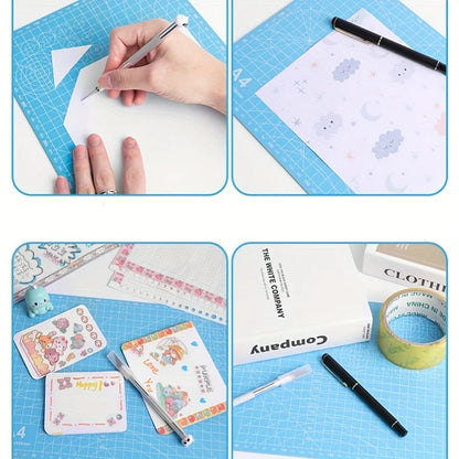 1Pc A3/A4 Grid Cutting Mat Board for Fabric Paper Quilting Sewing Crafts