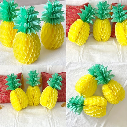 Tropical Pineapple Party Supplies Hawaiian Luau Table Decorations Summer Beach Theme Centerpieces for Festive Celebration