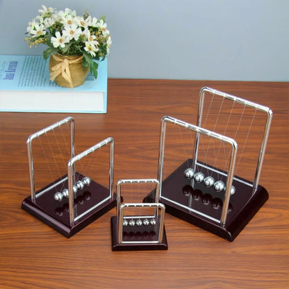 Newtons Cradle Steel Balance Ball School Teaching Supplies Physics Science Pendulum Desk Toy Kinetic Motion Toy Home Decoration