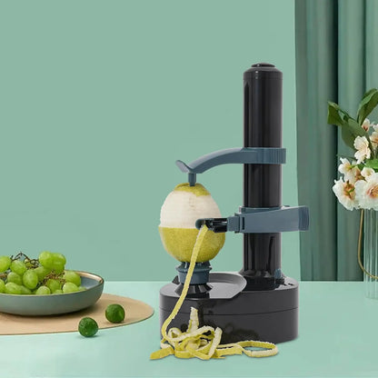 Electric Potato Peeler, Fruit Peeler Machine, Kitchen Peeling Tool， Electric Rotato Express, Black