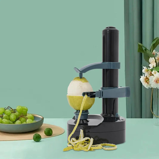 Electric Potato Peeler, Fruit Peeler Machine, Kitchen Peeling Tool， Electric Rotato Express, Black