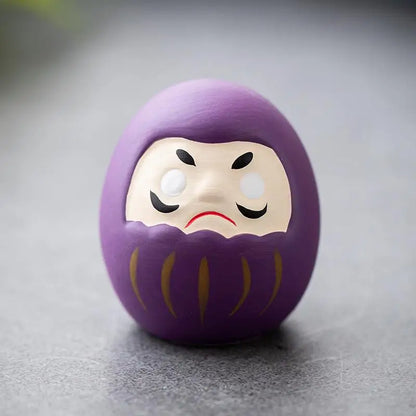 Japanese Ceramic Daruma Statue Daruma Tumbler Crafts Lucky Fortune Ornament Landscape Daruma Doll Fengshui Home Decor Gift