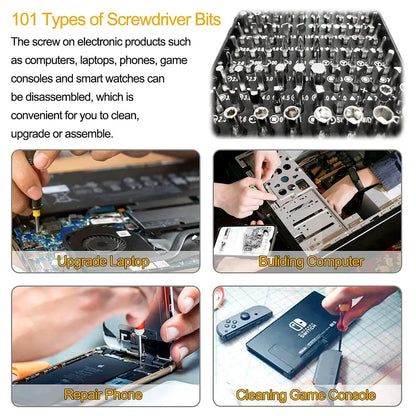 Precision Screwdriver Set, Repair Tool Kit with Magnetic Screwdriver Set for Computer, Laptop, Phone, Etc.