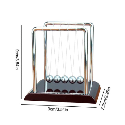 Newton Cradle Balance Steel Balls Physics Science Pendulum Desk Toy Science Physics Gadget Stress Relief Gifts Home Decoration