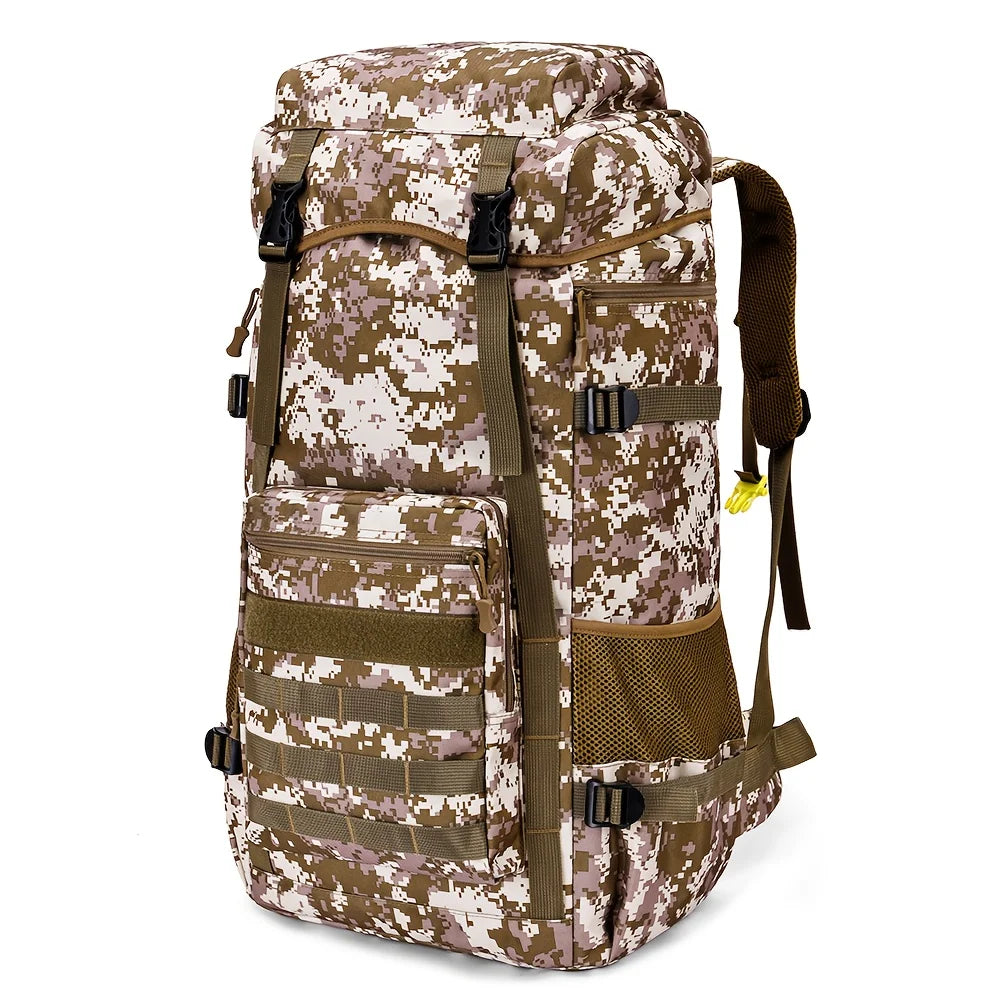 Outdoor Multi-Function Tactical Backpack Oxford Cloth Wear-Resistant Large Capacity Hiking and Camping