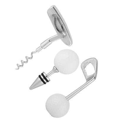 Golf Shaped Corkscrew Red Wine Beer Bottle Opener Cork Opener Club Bar Kitchen Tool Set