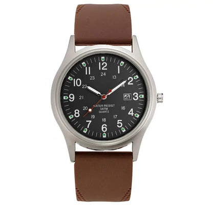 Casual Sports Watch Quartz Silicone Band