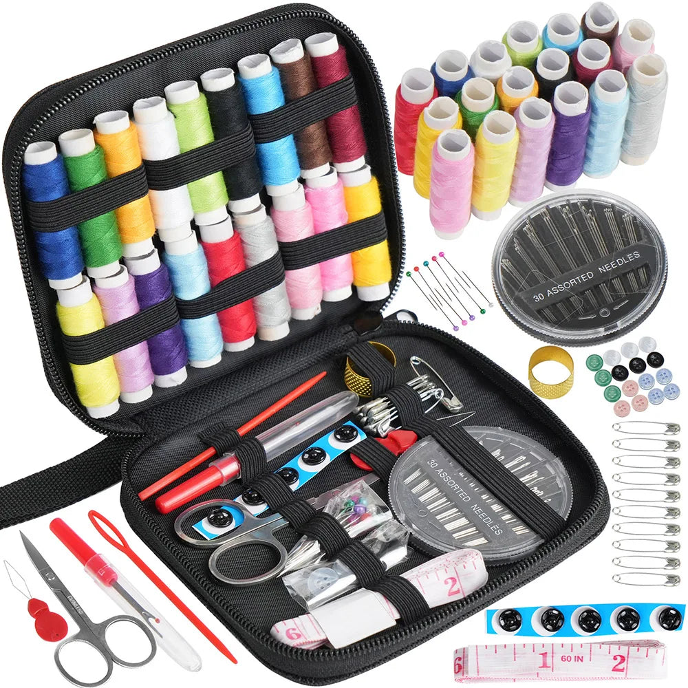 Sewing Kit Multi-Color Portable Travel for Quick Easy Repairs