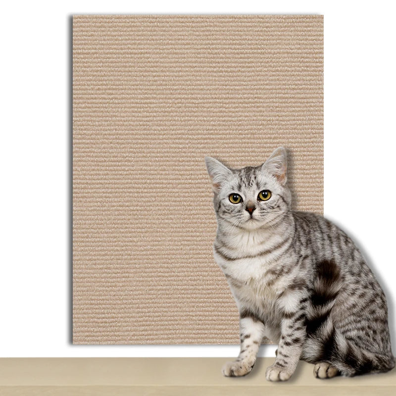 Trimmable Self-Adhesive Carpet Cats Scratch Board Wall Anti-Scratch Sofa Diy Cats Scratch Board Sofa Protection Paws Sharpen