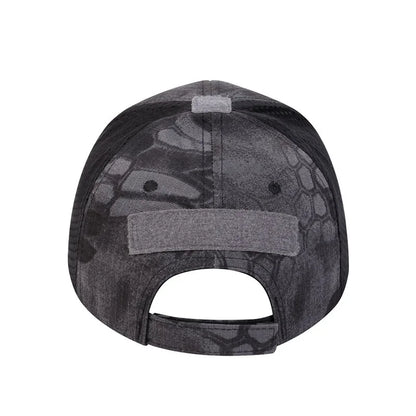 Unisex Skull Embroidered Baseball Caps Outdoor Breathable Mesh Tactics Mountaineering Peaked Hat Adjustable Snapback Caps