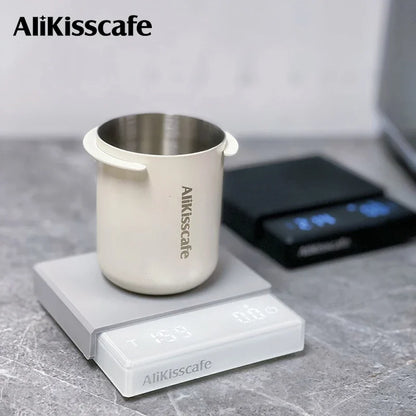 AliKisscafe Kitchen Coffee Scale Digital Scale With Timer Rechargeable Electronic Precision Espresso Accessory Barista Tool Gift