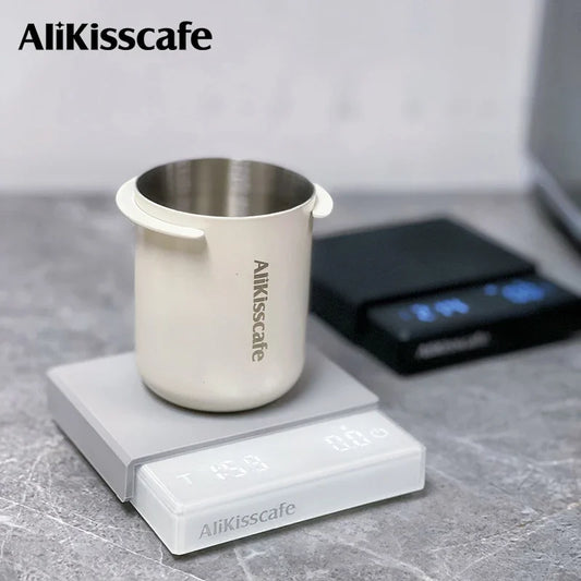 AliKisscafe Kitchen Coffee Scale Digital Scale With Timer Rechargeable Electronic Precision Espresso Accessory Barista Tool Gift