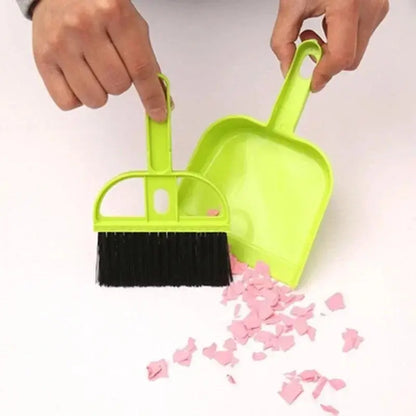 Mini Desktop Cleaning Brush Keyboard Brush Small Broom Dustpan Shovel Set Desktop Cleaning Tool