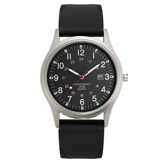 Casual Sports Watch Quartz Silicone Band