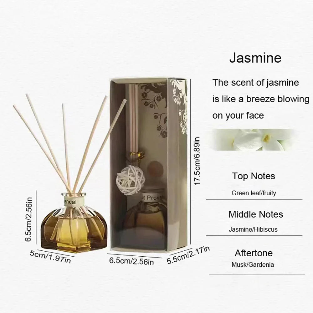 50ml Flameless Aromatherapy Essential Oil Vine Aromatherapy Ornament Expansion Liquid Bathroom deodorizer Home Decoration