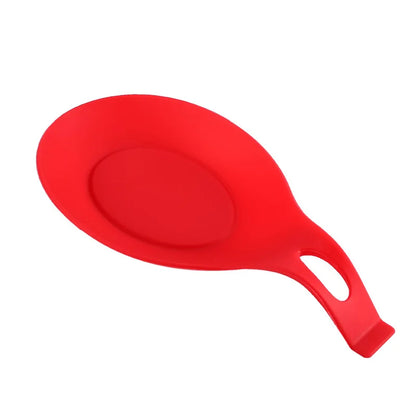 1PC Food Grade Silicone Spoon Mat Heat Resistant Placemat Tray Kitchen Tool