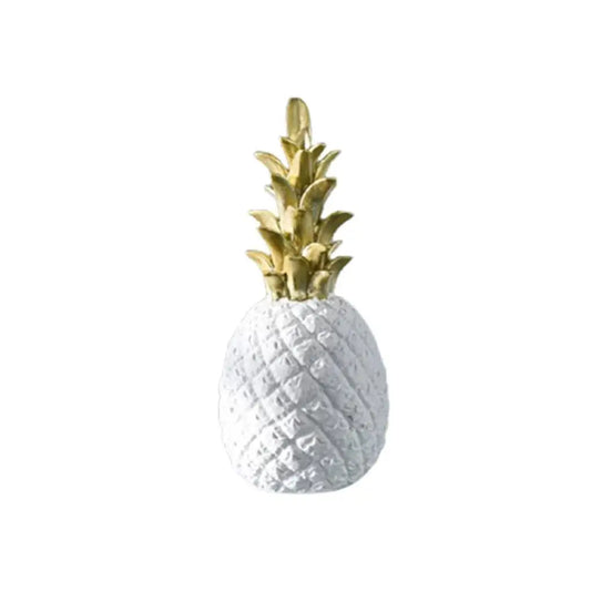 Nordic Golden Pineapple Crafts Desktop Ornament Creative Modern Minimalist Living Room Decor Wedding Gift Home Resin Crafts