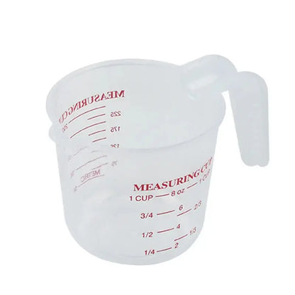 3pcs 1000/500/250ml Baking Liquid Measuring Cups PVC Scale Cup Plastic Measuring Volume Beaker Kitchen Baking Tools