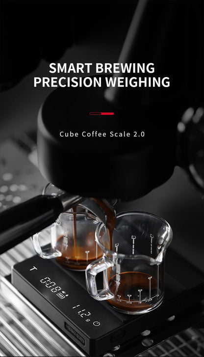 MHW-3BOMBER Digital Kitchen Coffee Scale High Precision Cyclic Rechargeable Espresso Electronic Scale Home Barista Accessories