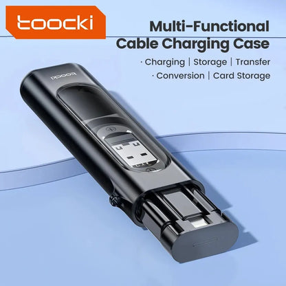 PD 60W USB C To Type C Cable For iPhone 15 Pro Max 5 in 1 Cable Charging Case Set USB Adapter Cable For Samsung S23 Xiaomi