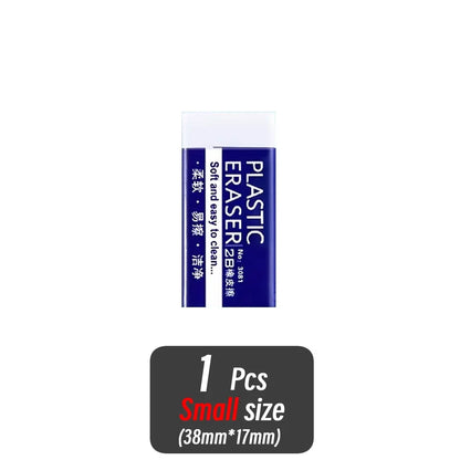 1/10/30pcs 2B Eraser Clean and Mess Free Student Exam Office Sketch Soft Eraser for Correction Supplies Pencil Rubber