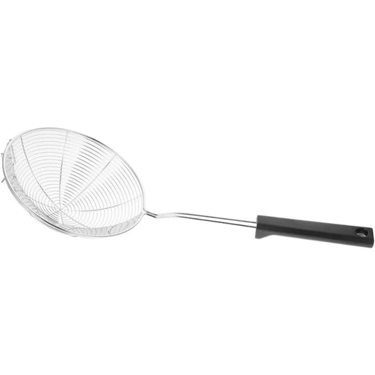 1pc Stainless Steel Skimmer Ladle Portable Colander Spoon for Cooking Efficient Oil Strainer Convenient Hanging Hook for Home R