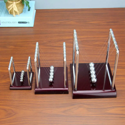 Newton Cradle Balance Steel Balls Physics Science Pendulum Desk Toy Science Physics Gadget Stress Relief Gifts Home Decoration