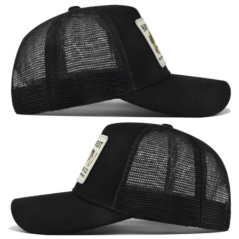 Sports Fishing Snapback Mesh Baseball Cap Trucker Hat Outdoor Cycling