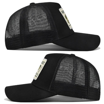 Sports Fishing Snapback Mesh Baseball Cap Trucker Hat Outdoor Cycling