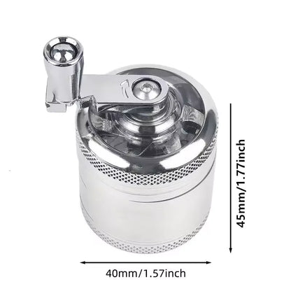 Handheld Kitchen Spices Grinder For Nutmeg, Ginger, Rock Salt & Peppercorns, Manual Crusher Tool For Seasoning & Cooking Needs