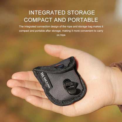 1-10Pcs Outdoor Camping Stretch Clothesline w/ 12 Clips 3M Windproof Elastic Hanging Laundry Clothes Line For Hotel Trip Cruise