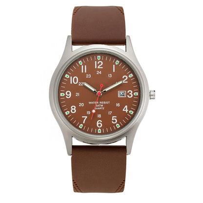 Casual Sports Watch Quartz Silicone Band