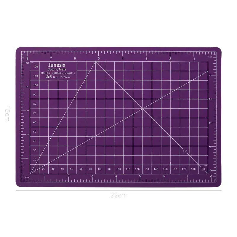 A5 Self-Healing Cutting Mat Rotary Cutter for Crafts Fabrics Sewing Scrapbooking