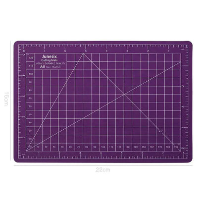 A5 Self-Healing Cutting Mat Rotary Cutter for Crafts Fabrics Sewing Scrapbooking