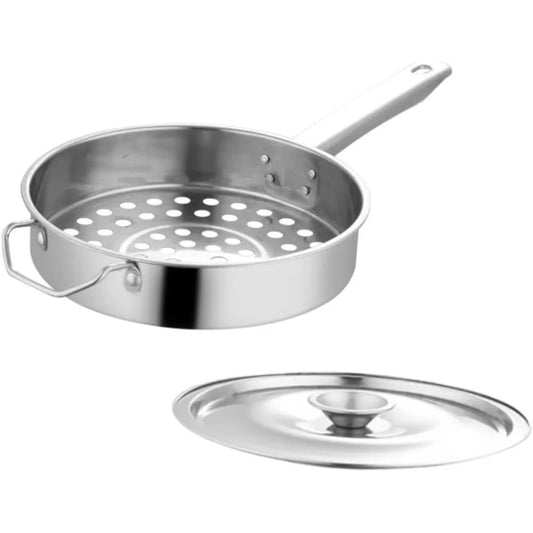 1set Stainless Steel Ladle Strainer Multi-function Kitchen Mesh Colander for Hot Pot Shrimp and Food Serving and Cooking Scoop f