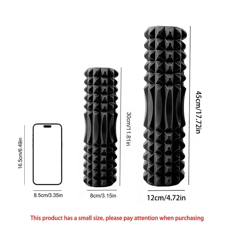 45 or 30cm Foam Massage Roller Hollow Column Fitness Equipment for Muscle Massage Physiotherapy and Sports Rehabilitation